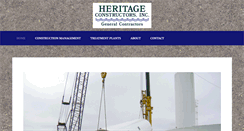 Desktop Screenshot of heritageconstructorsinc.com