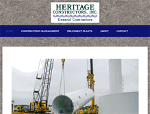 Tablet Screenshot of heritageconstructorsinc.com